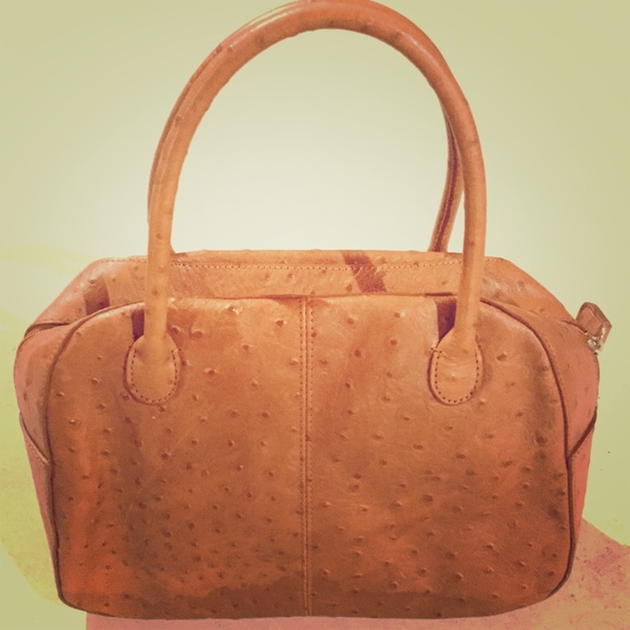 Pelle Studio Handbags - (Wilson’s Leather} Ostrich Embossed Satchel